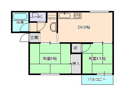 愛知県名古屋市守山区村合町 間取り