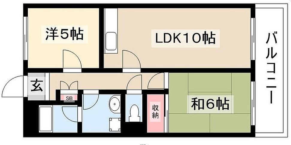 愛知県尾張旭市瀬戸川町２丁目 間取り