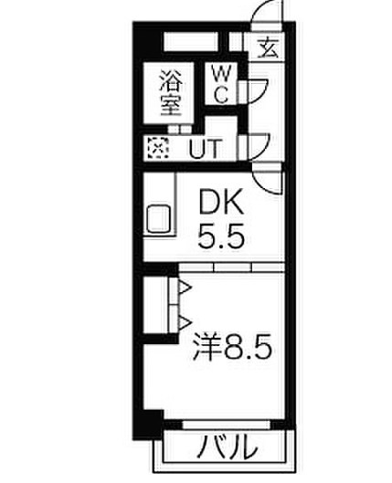 愛知県名古屋市北区八龍町１丁目 間取り