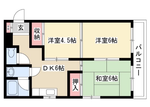 愛知県名古屋市名東区香流２丁目 間取り