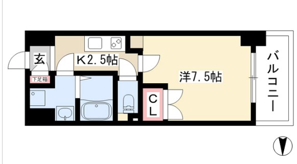 愛知県名古屋市中区葵２丁目 間取り