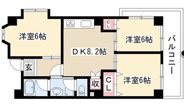 愛知県名古屋市名東区引山３丁目 間取り