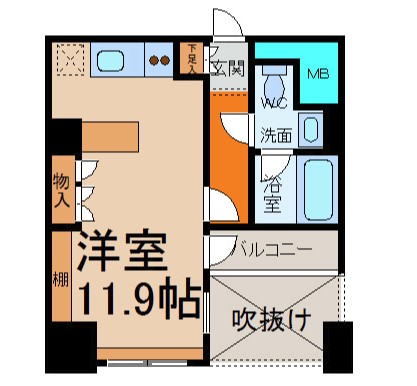 愛知県名古屋市中区大須１丁目 間取り