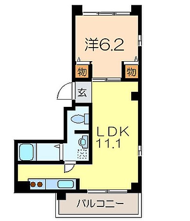 愛知県名古屋市中区千代田３丁目 間取り