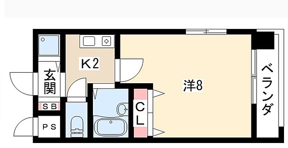愛知県名古屋市中区千代田２丁目 間取り