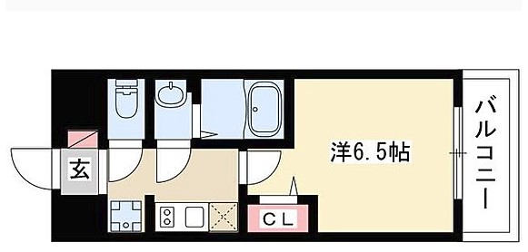 愛知県名古屋市中村区本陣通４丁目 間取り