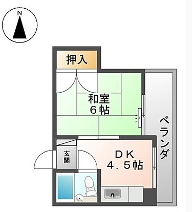 愛知県名古屋市北区清水４丁目 間取り
