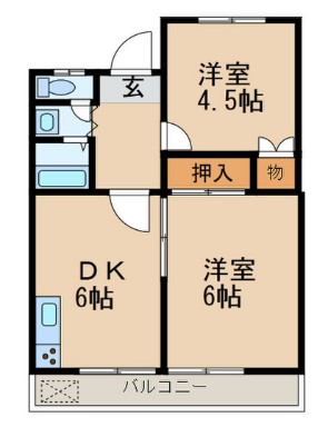 愛知県名古屋市昭和区伊勝町２丁目 間取り