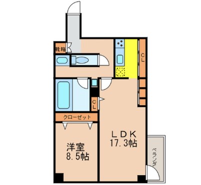 愛知県名古屋市中区錦２丁目 間取り