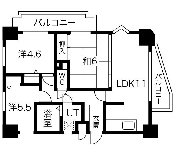 愛知県名古屋市西区名駅２丁目 間取り
