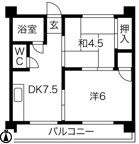 愛知県名古屋市千種区大島町４丁目 間取り