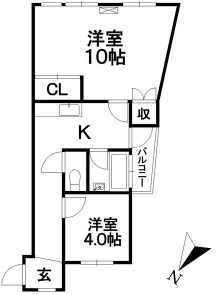 愛知県名古屋市千種区星ケ丘２丁目 間取り