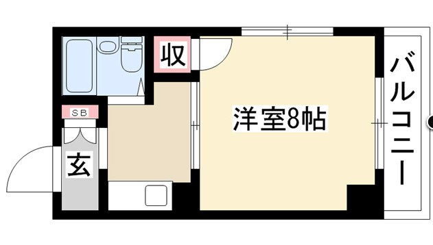 愛知県名古屋市千種区下方町５丁目 間取り