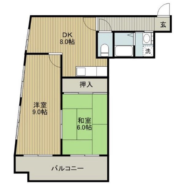 愛知県名古屋市熱田区六番２丁目 間取り