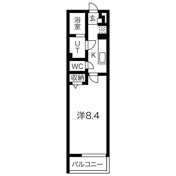 愛知県名古屋市中村区剣町 間取り