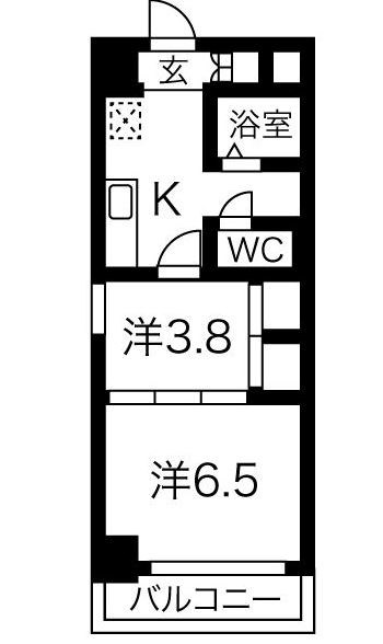 愛知県名古屋市西区南堀越１丁目 間取り