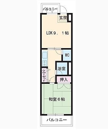 愛知県名古屋市北区田幡２丁目 間取り