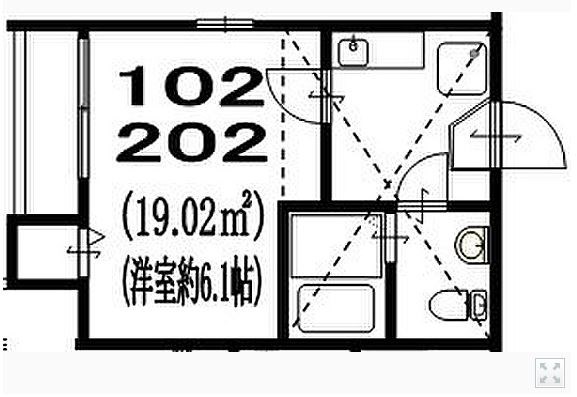 愛知県名古屋市昭和区白金１丁目 間取り