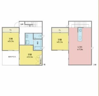 愛知県海部郡大治町西條笠見立 間取り