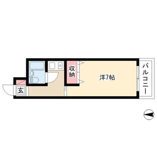 愛知県名古屋市千種区赤坂町４丁目 間取り
