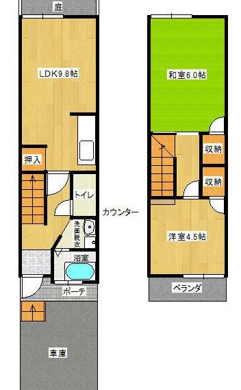 愛知県名古屋市守山区天子田１丁目 間取り