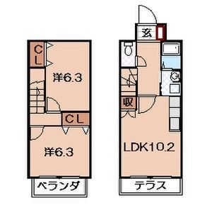 愛知県名古屋市港区入場１丁目 間取り