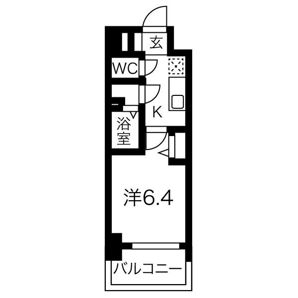 愛知県名古屋市中区橘１丁目 間取り