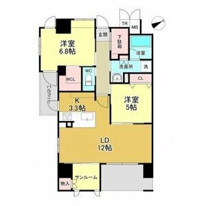 愛知県名古屋市瑞穂区八勝通２丁目 間取り