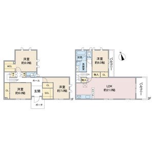 愛知県名古屋市瑞穂区松栄町１丁目 間取り