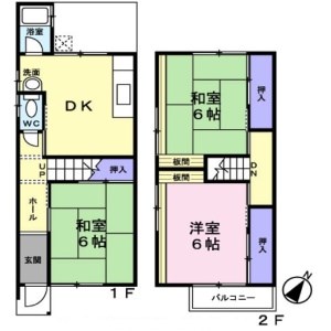 愛知県名古屋市西区宝地町 間取り