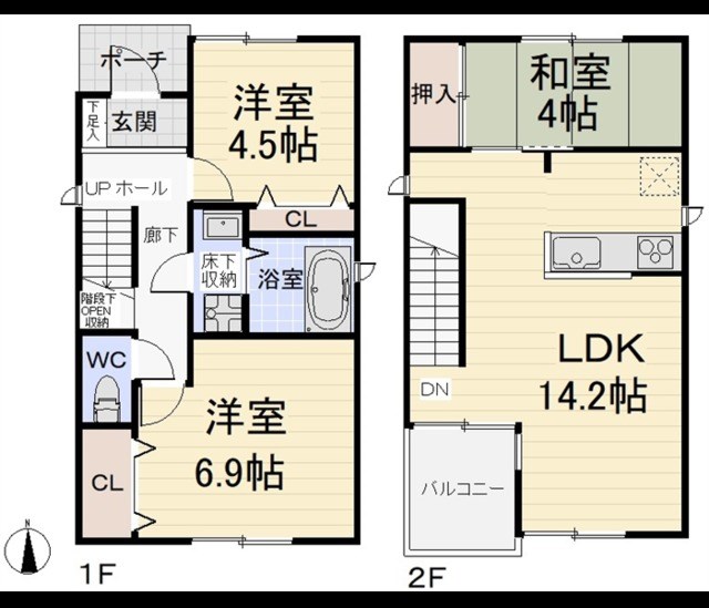 愛知県名古屋市北区生駒町６丁目 間取り