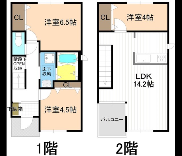 愛知県弥富市五明１丁目 間取り