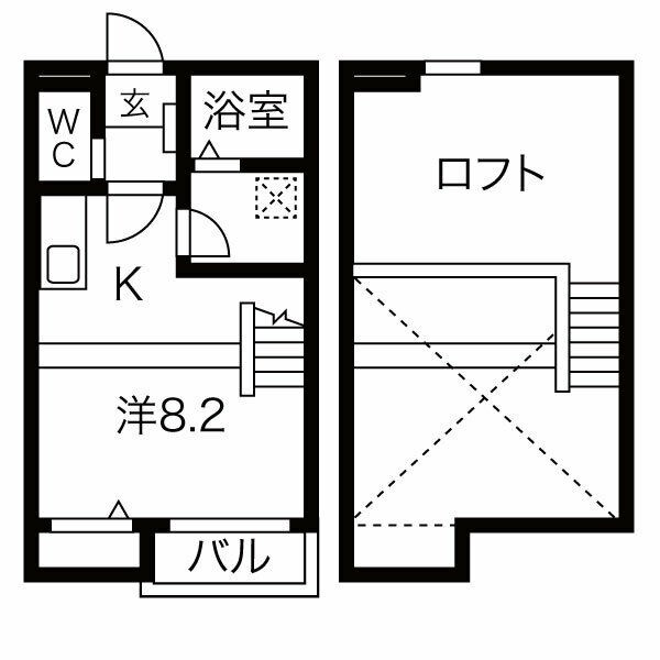 愛知県名古屋市東区大幸２丁目 間取り