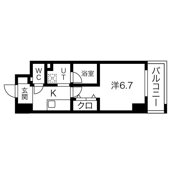 愛知県名古屋市東区東大曽根町 間取り