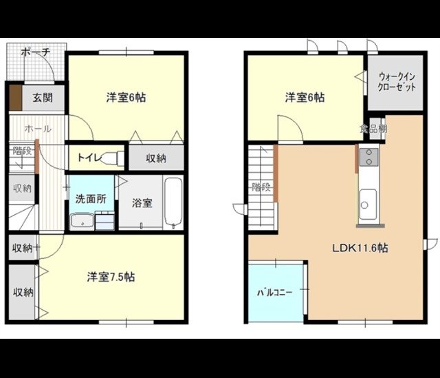 愛知県名古屋市緑区四本木 間取り