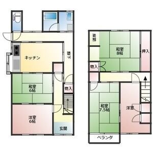 愛知県清須市須ケ口野中 間取り