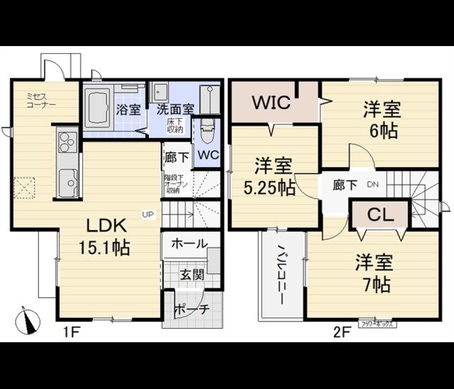 愛知県春日井市西本町２丁目 間取り