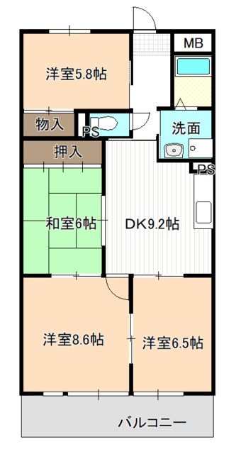 愛知県名古屋市港区惟信町２丁目 間取り