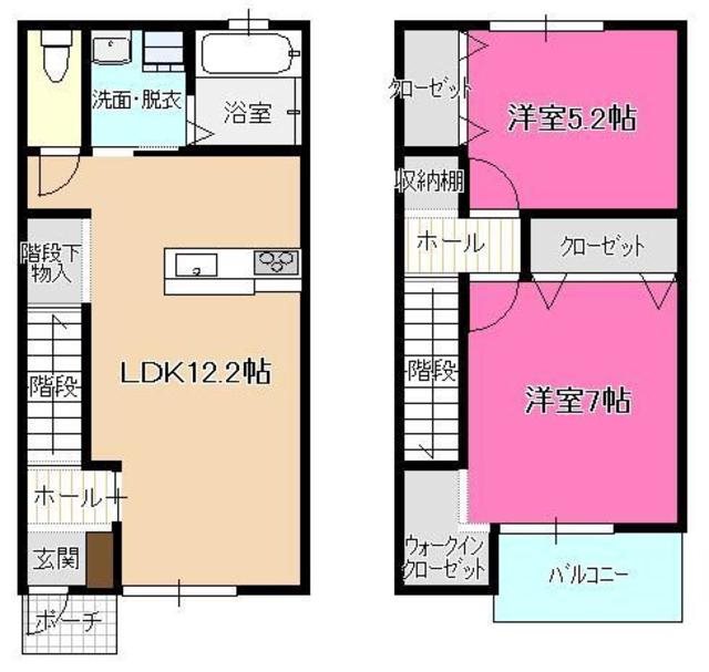 愛知県名古屋市守山区小六町 間取り