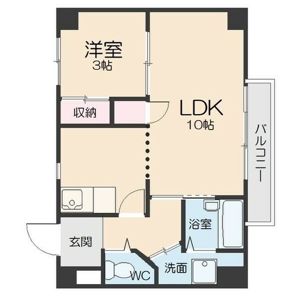 愛知県名古屋市名東区極楽３丁目 間取り