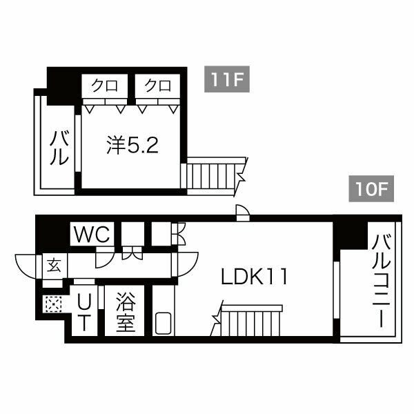 愛知県名古屋市東区出来町３丁目 間取り