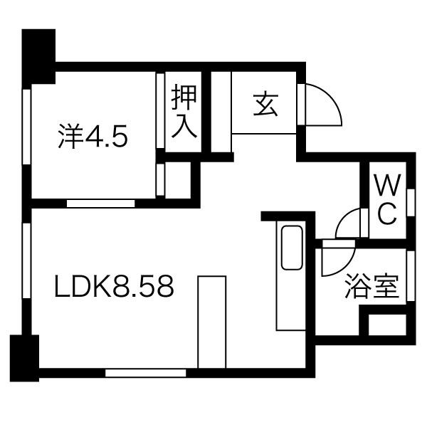 愛知県名古屋市千種区今池５丁目 間取り