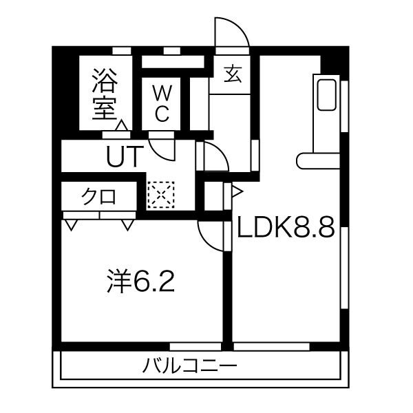 愛知県名古屋市瑞穂区堀田通１丁目 間取り