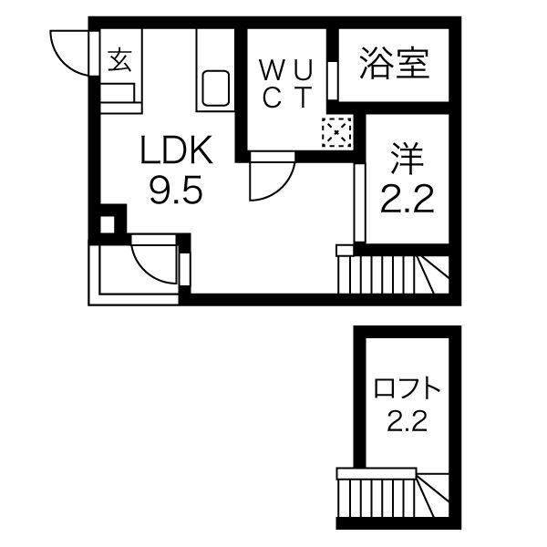 愛知県名古屋市中区新栄３丁目 間取り