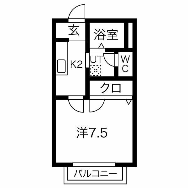 愛知県名古屋市千種区田代町蝮池上 間取り