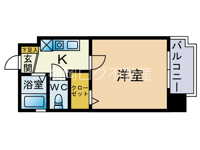 福岡県福岡市東区馬出２丁目 間取り