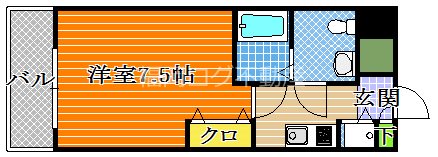 福岡県福岡市東区箱崎３丁目 間取り