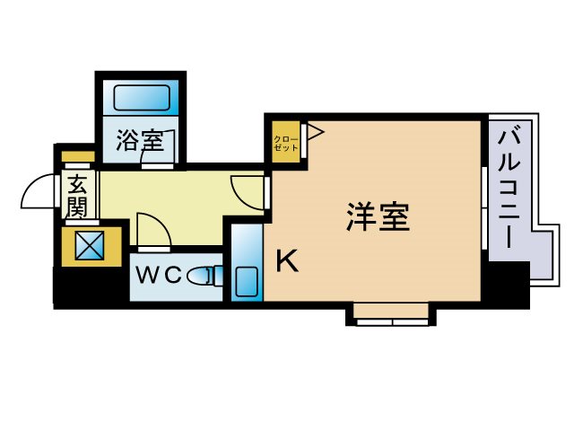 ライオンズマンション六本松第3 間取り図