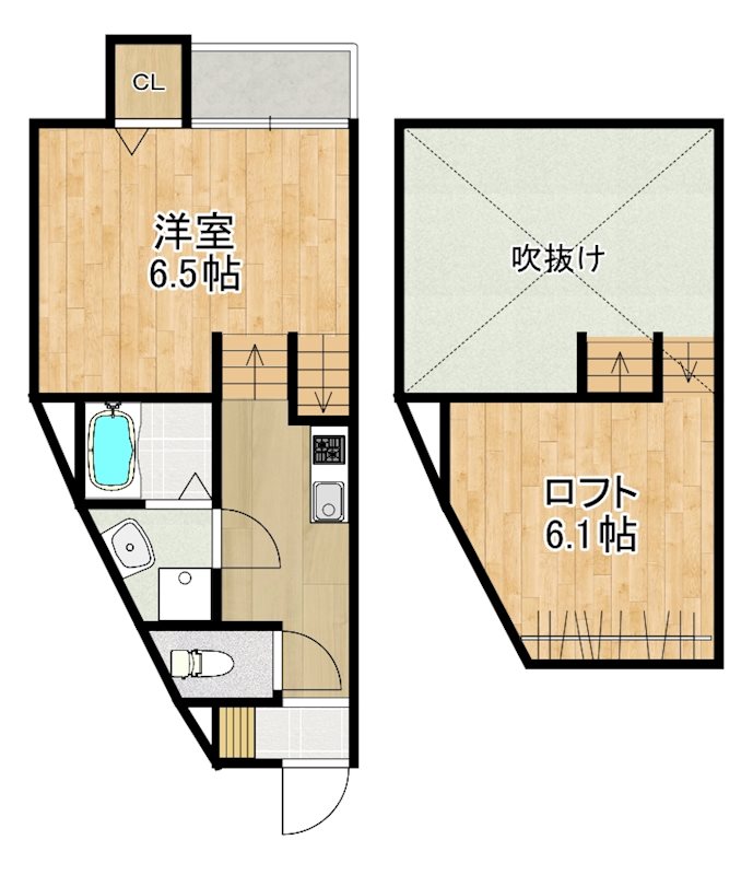 MODERN PALAZZO 堂崎Liebe 間取り