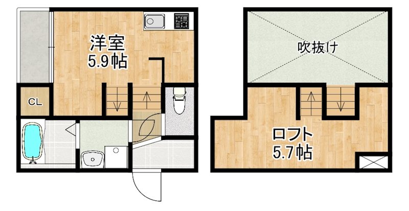 MODERN PALAZZO Isahaya Hatten 間取り